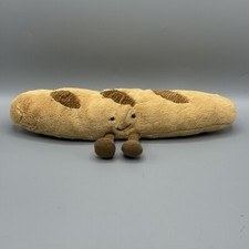Jellycat Amuseable Baguette French Bread Loaf Plush Stuffed Toy 13" NEW