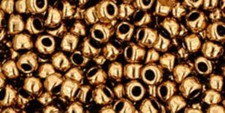8/0, Toho Seed Beads, 221, Bronze, 10 grams, TR-08-221