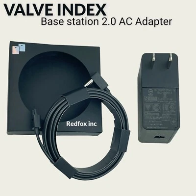 VALVE INDEX VR Base Station2.0 AC Power Adapter Light House Charger 5m