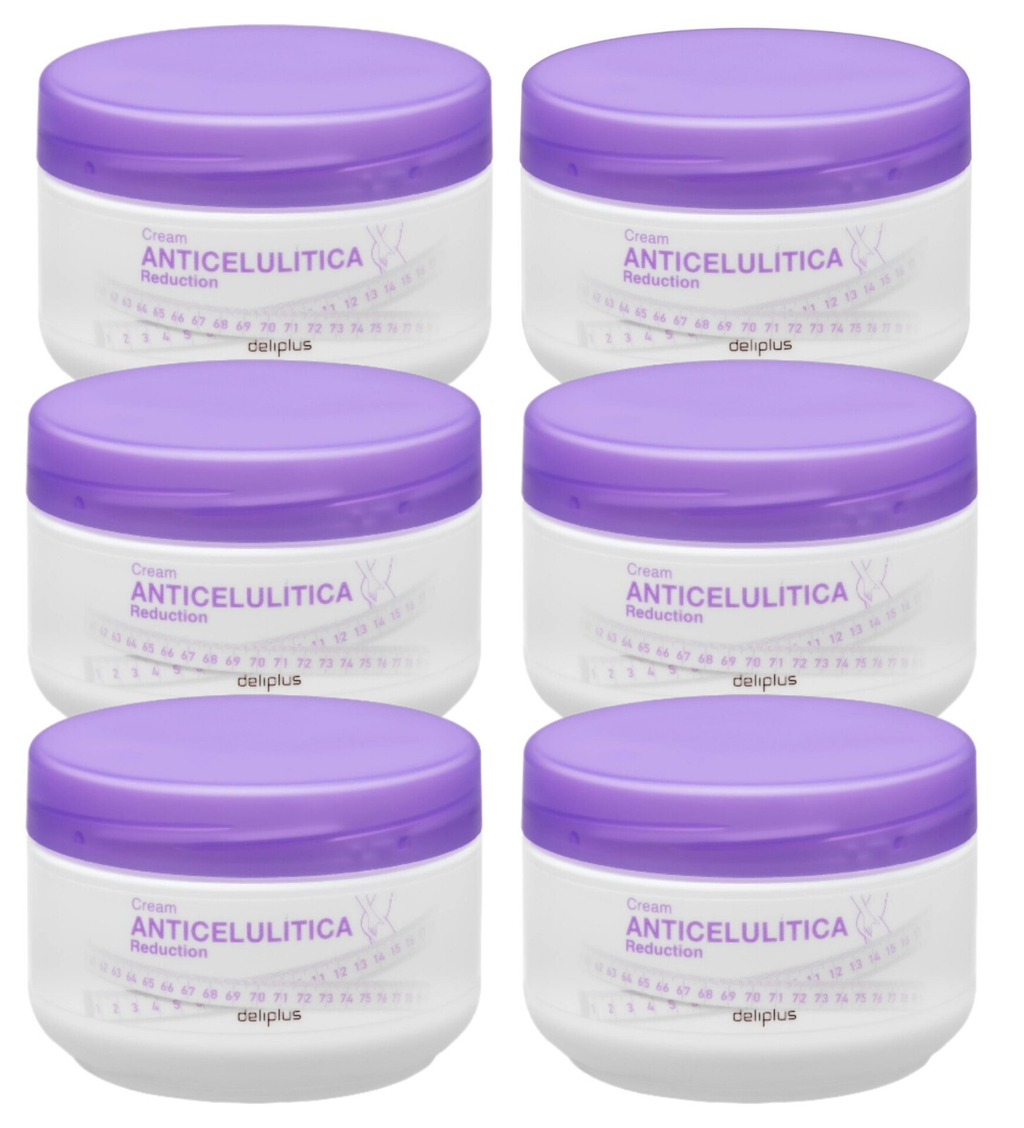 Pack 6 Unidades Crema Corporal Anticelulitica 250g