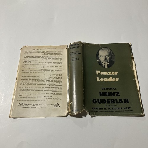 Panzer Leader by General Heinz Guderian (HCDJ, 1952, 3rd Printing) WWII Tank - Picture 11 of 19