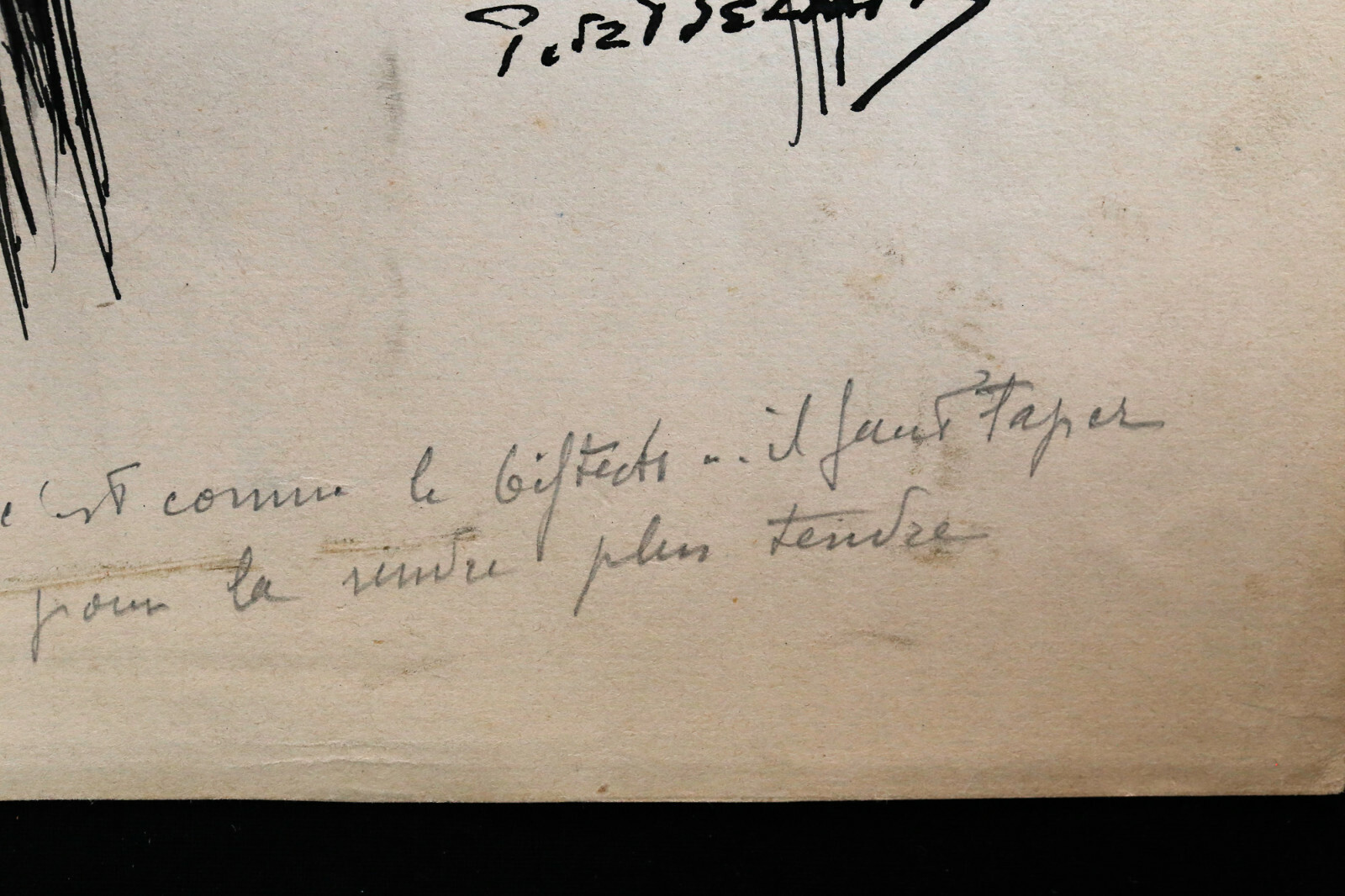 Pierre Mitiffiot DE BÉLAIR (1892-1956) Conversation drawing Fernand de Belair thumbnail 6