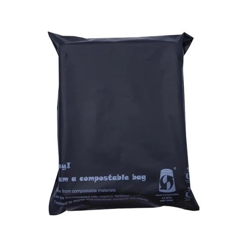 100% Eco-Friendly Black Biodegradable Mailing Bags Compostable Self-Seal Envelop - Picture 9 of 24