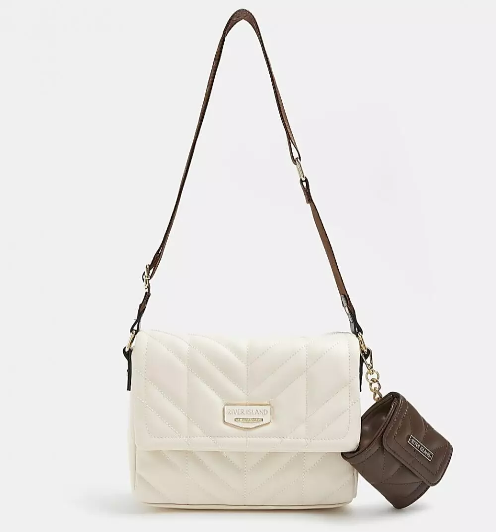 River Island Crossbody bag in White