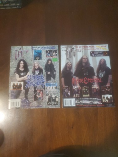 pit MagazIne Lot #23#40,Hate Eternal,morbid Angel,rotting Christ ...