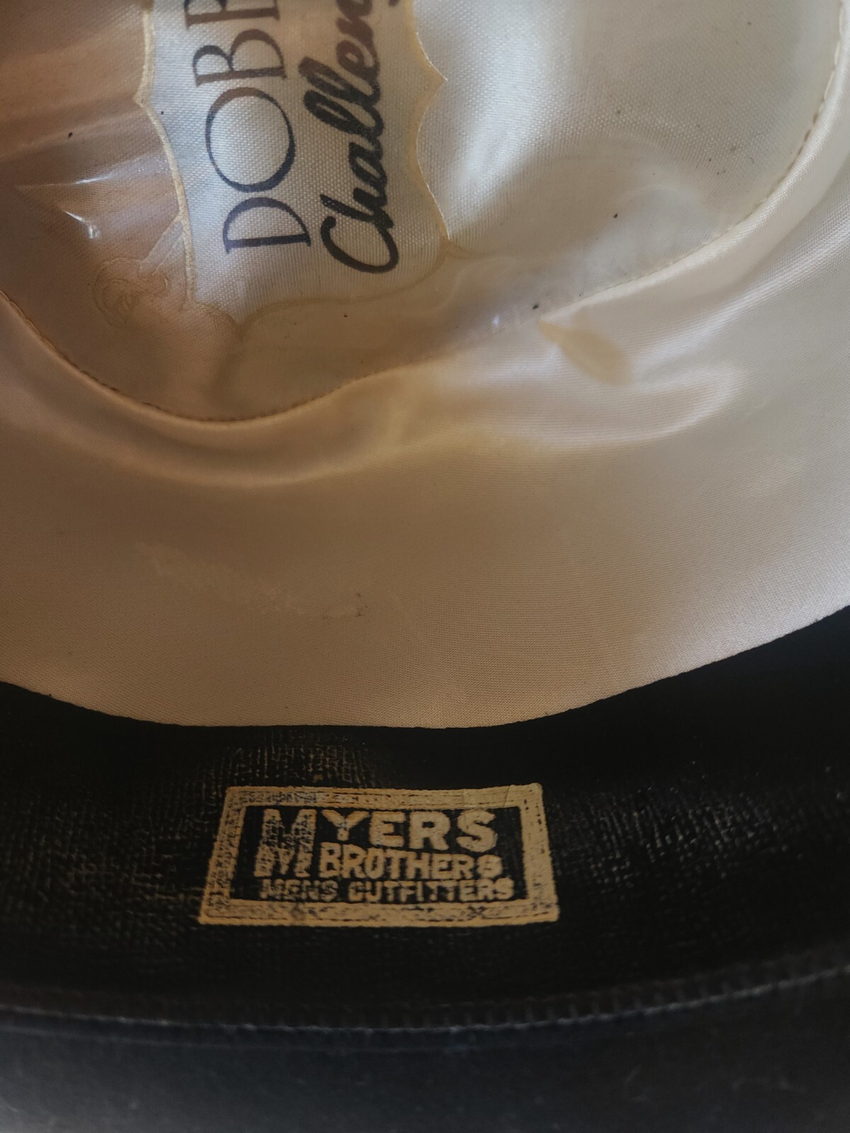 Mens Dobbs Challenger Hat Trilby Fedora Hat Dark Green Myers Brothers