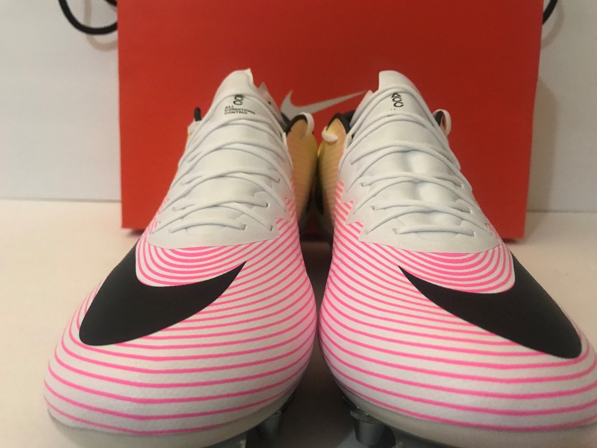 Nike Mercurial Vapor X SG-PRO White/Black/Volt/TotalOrange Nike Mercurial Vapor X SG-PRO White/Black/Volt/TotalOrange