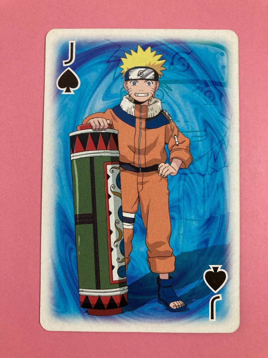 Naruto Uzumaki Poker NARUTO Card Very Rare BANDAI Japanese Ninja