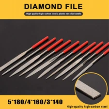 10PCS Diamond Needle Files Set Metal Jewelry Glass Stone Ceramics Carving Tool