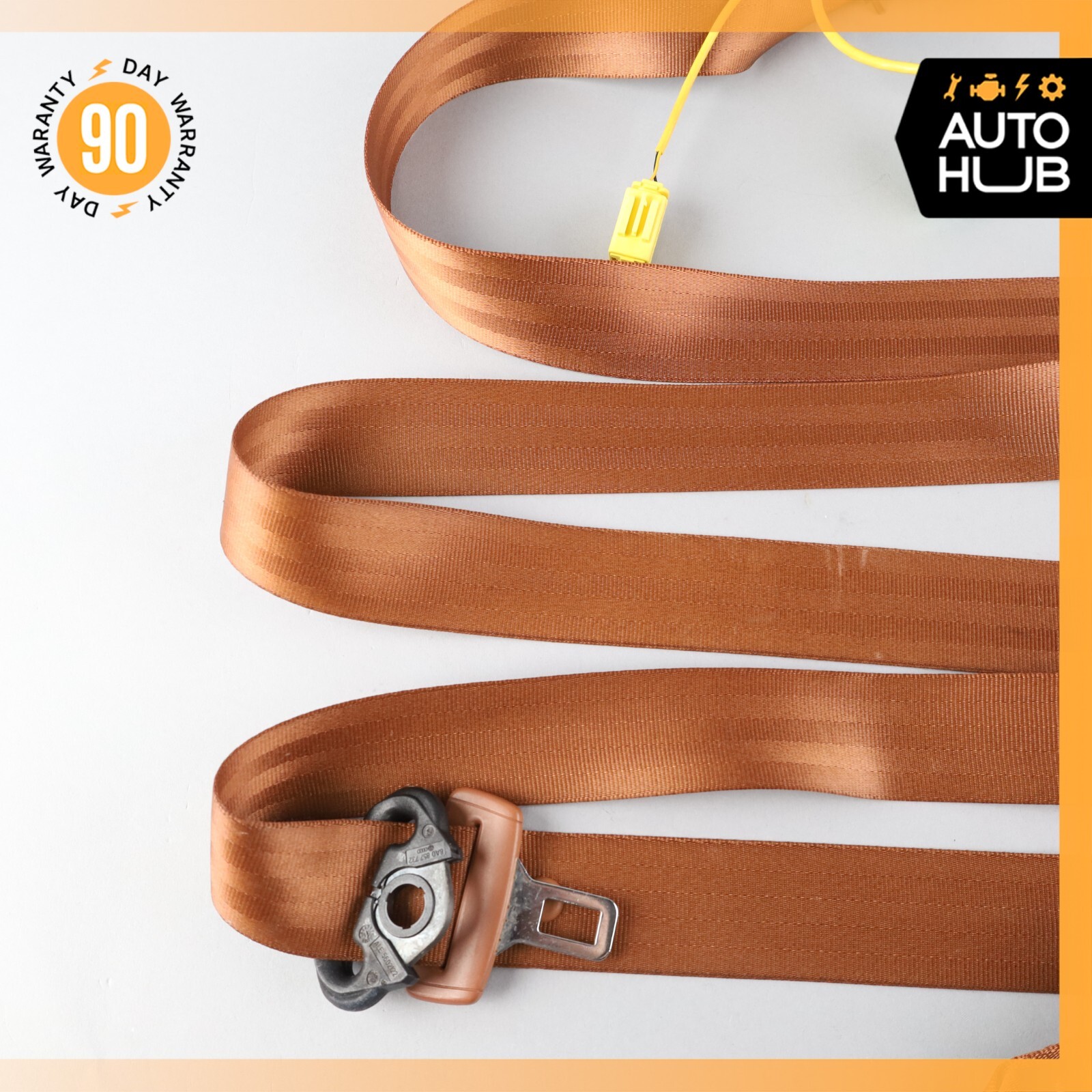 06-13 Bentley Continental Flying Spur Front Right Side Seat Belt Brown OEM 58k