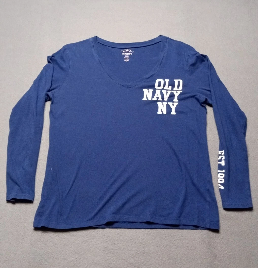 old navy long sleeve v neck t shirts