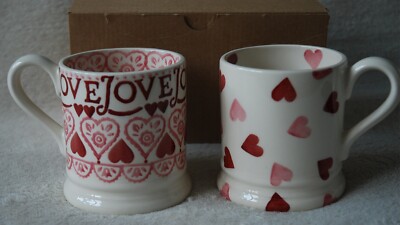 Emma Bridgewater Pink Hearts - Small Mug | Pink Hearts Pottery | Dames van de Thee
