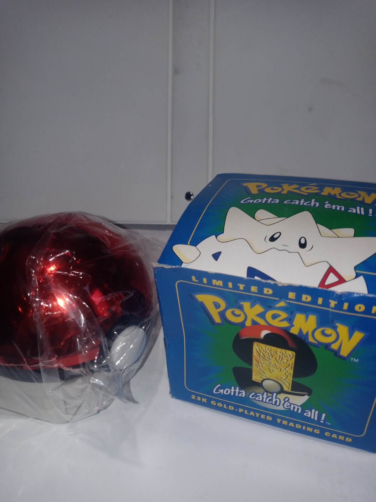 POKEMON 23K GOLD PLATED TRADING CARD "TOGEPI" BURGER KING 1999 UNOPEN - Picture 2 of 4