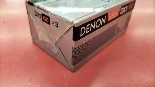 DENON DX1 60 Audio Cassette Tape Rare Set of 3 Normal 60 minutes New Unused item - Afbeelding 5 van 7