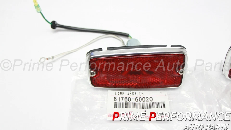 Juego de 2 luces de señalización laterales traseras originales Toyota Land Cruiser FJ40 70-77 Foto 2 de 4