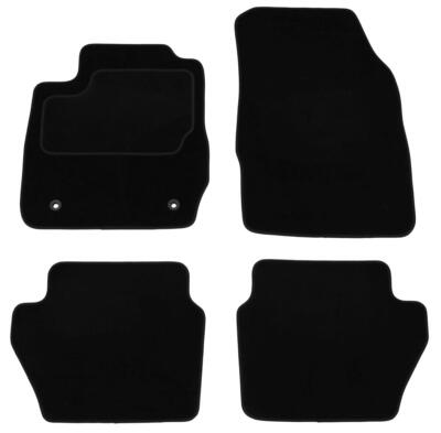 Fußmatten Set 4-teilig Ford Fiesta 7 MK7, passform Autoteppich, 06/2008-04/2017