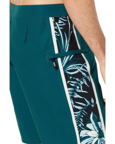 NWT Men's Van's Boardshorts Size 36 Sidelines Deep Teal 4-way stretch - Bild 2 von 3