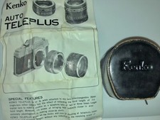 Vintage Kenko Auto Teleplus 2x Lens with Mini Booklet And Damaged Case