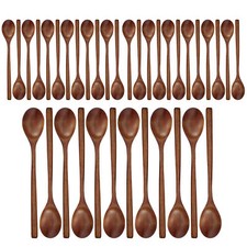 Wooden Spoon Honey Teaspoon Seasoning Coffee Tea Spoons Kitchen Tableware Tool