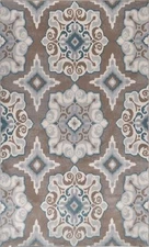 Home Dynamix Tremont Salem Area Rug 7'10"x10'5" Medallion Taupe/Blue
