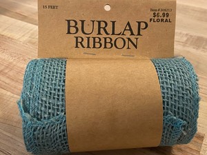 white burlap ribbon hobby lobby