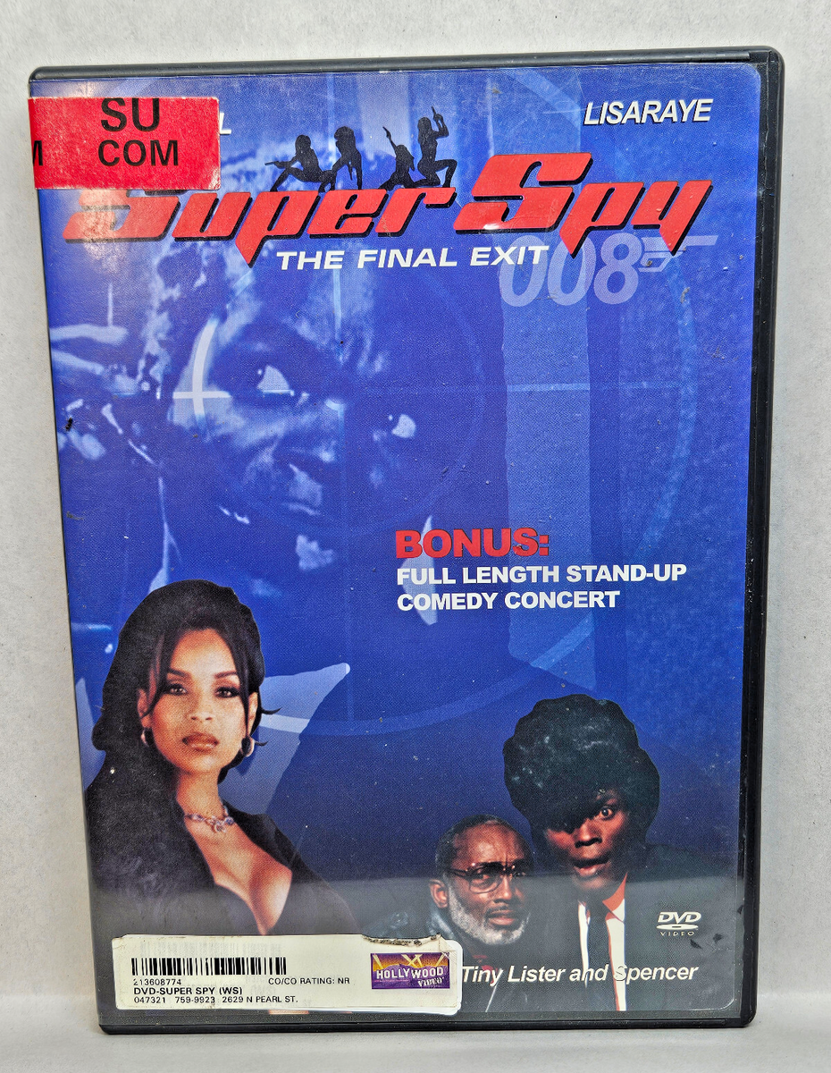 DVD Super Spy The Final Exit 2004 Urban Entertainment Elephant