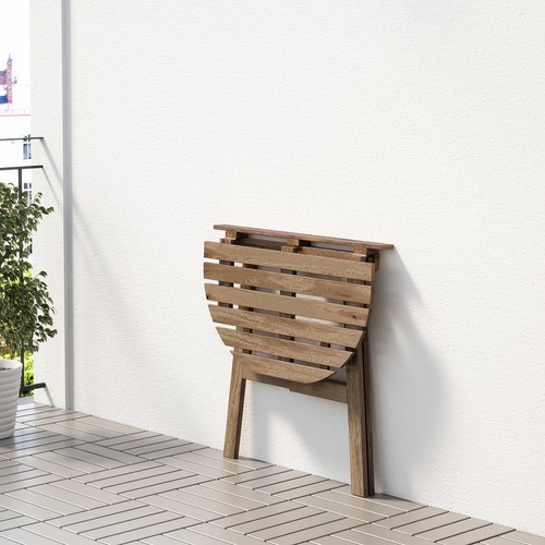 Exclusive IKEA ASKHOLMEN outdoor table for wall folding light brown stained - Bild 5 von 6