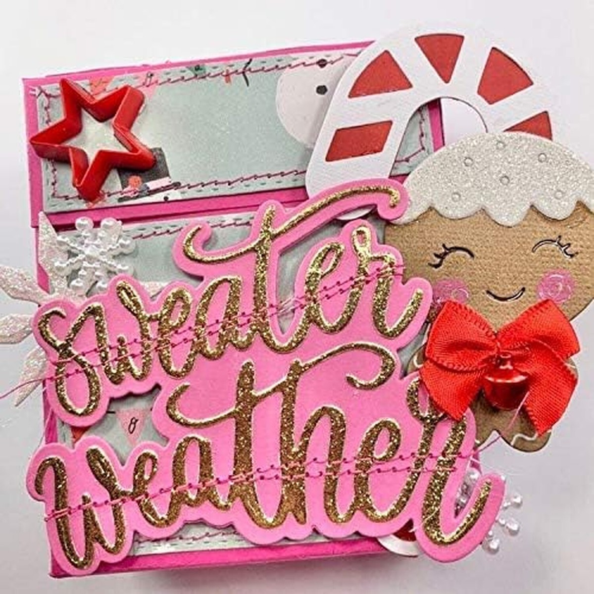 KSCRAFT Flip Flop Box Metal Cutting Dies Stencils for DIY