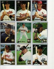 1993-94 Excel First Year Phenoms Complete Set 1 - 10  Baseball