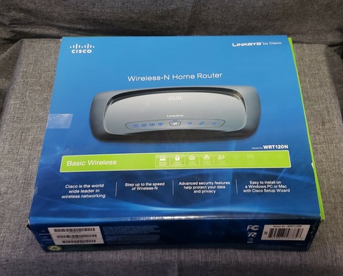 Linksys WRT120N 150 Mbps 4-Port 10/100 Wireless N Router - Picture 6 of 8