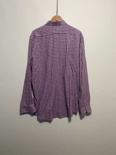 Neiman Marcus Button Down Purple Shirt - Picture 4 of 4