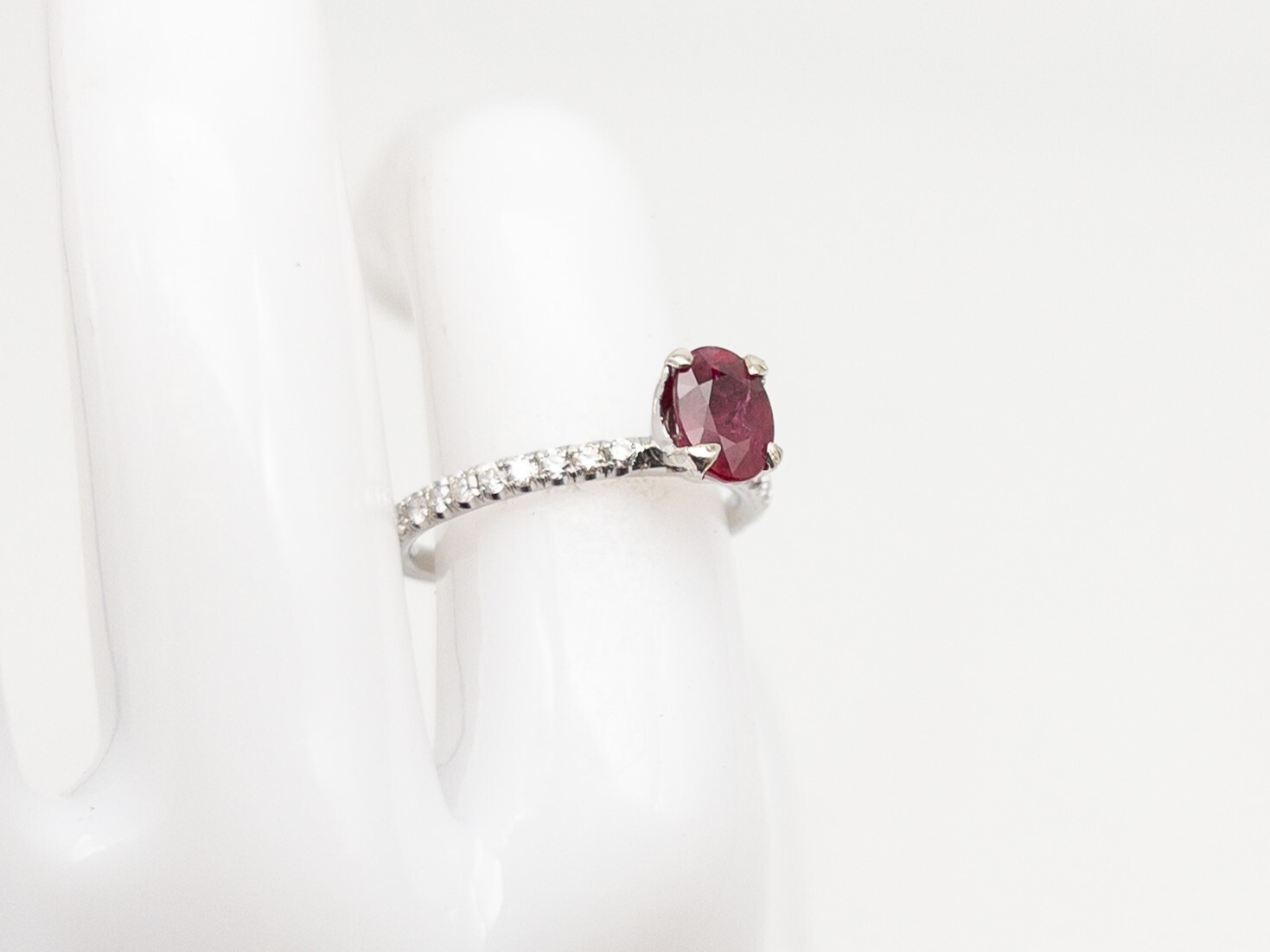 Designer $6000 2ct CERTIFIED Natural Ruby VS H Di… - image 3