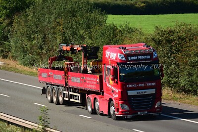 LKW Foto 12x8 - DAF XF - Barry Proctor Services - W2 BPS