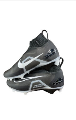 Nike Alpha‎ Menace Elite 3 Football Cleats Black Gray CT6648-001 Men Size 12.5 s-l400.jpg main image 4