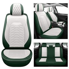 Car Seat Covers Universal 5 Pcs Full Set Breathable Faux Leatherette Automotive