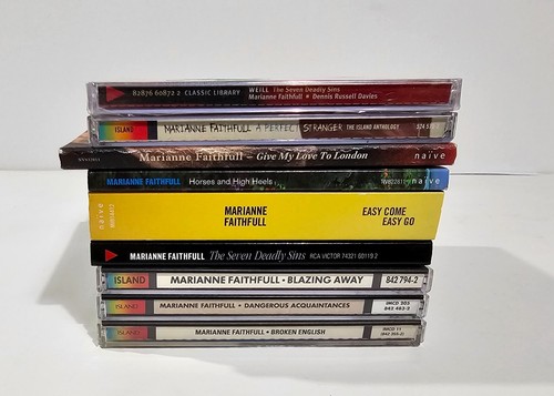 MARIANNE FAITHFULL - COLLECTION OF NINE ALBUMS IN SINGLE AND DOUBLE CDs - Foto 24 di 24