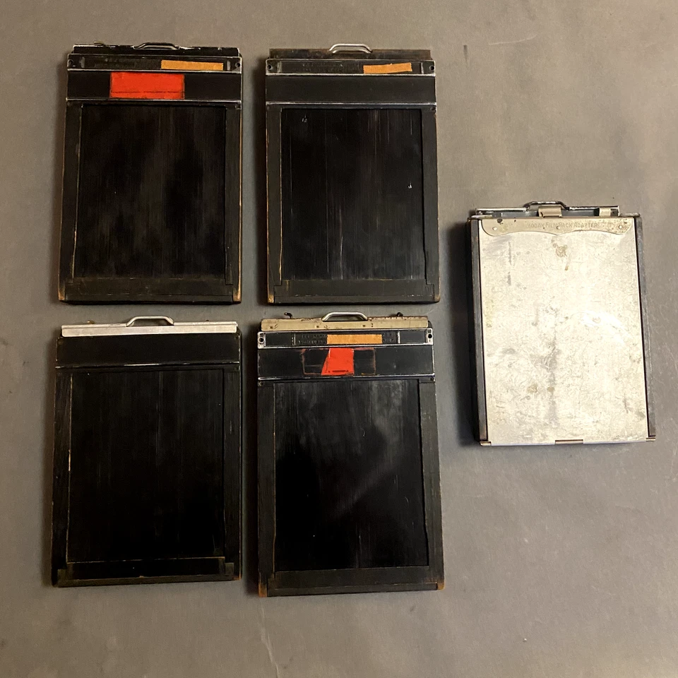 Graphlex Graphic 4x5 Film Holder & Kodak Film Pack Adapter Lot of 5 - Image 2 of 4