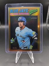 2026 Topps Heritage #108 George Springer Gold Chrome Refractor /50!