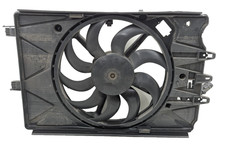 14-19 Fiat 500L 1.4L Radiator Cooling Air Fan Shroud Motor Assembly Oem