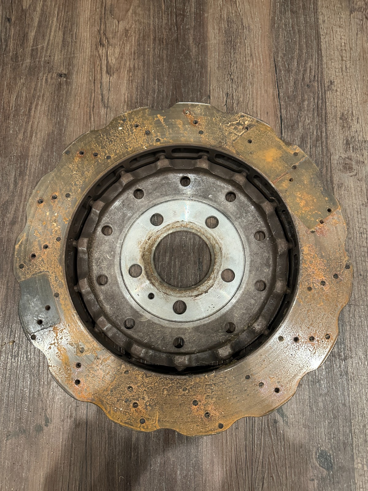 2017 AUDI R8 REAR LEFT BRAKE DISC ROTOR OEM
