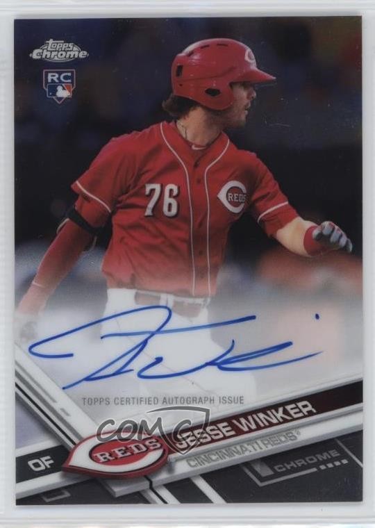 2017 Topps Chrome Rookie Auto Jesse Winker #RA-JW Auto 0yq9