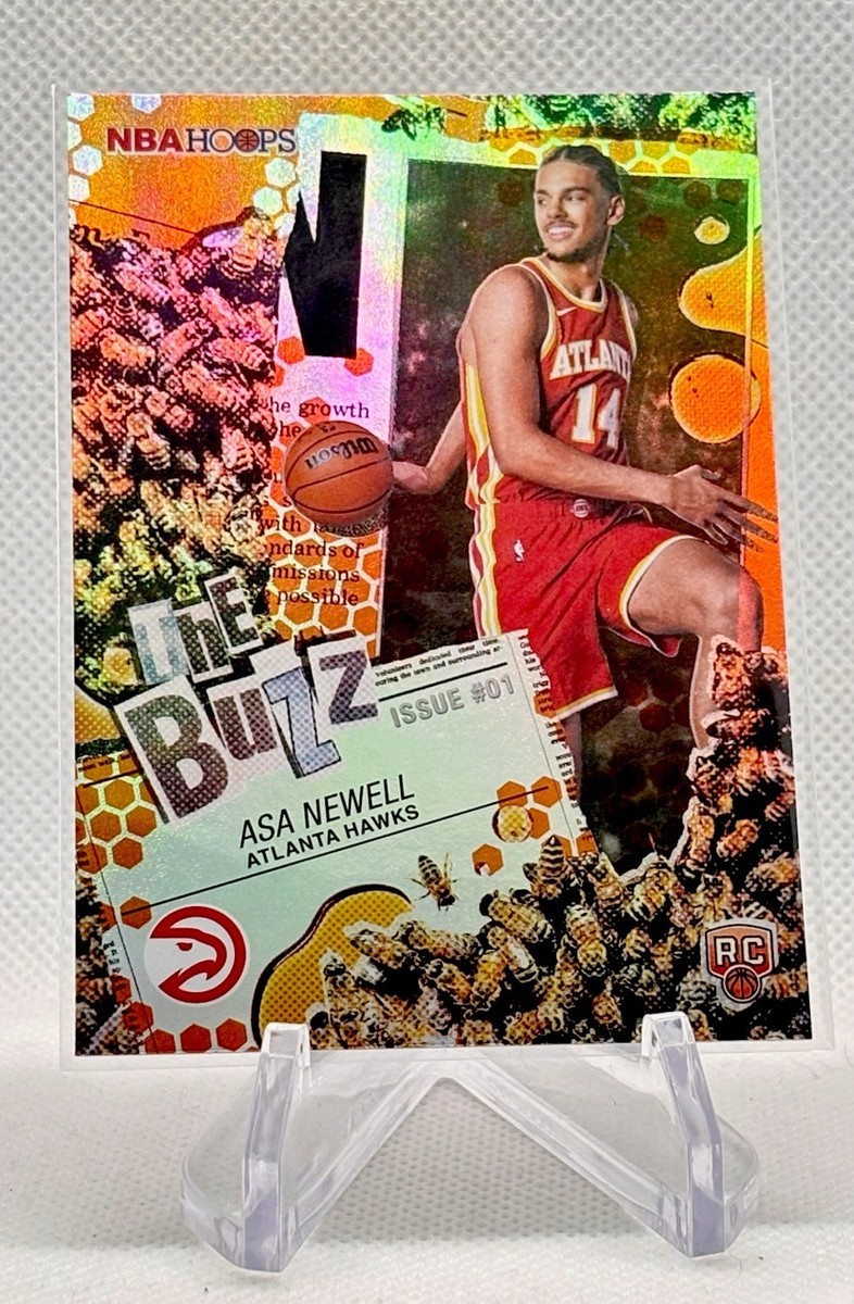 2025-26 Topps NBA Hoops Asa Newell The Buzz Insert Orange Hoops RC