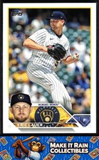 Eric Lauer 2023 Topps Series One #109 Milwaukee Brewers Baseball