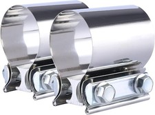 2.75 Inch 2 3/4'' Butt Joint Exhaust Seal Band Clamp, Exhaust Band Clamp T3