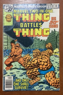 Marvel Two In One #50 | 1979 | John Byrne | Thing Vs Thing | George Perez Cover 