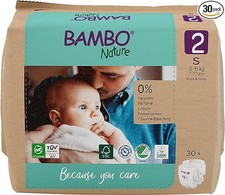 Bambo Nature Bambo Nature Eco-Nappy Size 2 - 30 Nappies-2 Pack 0.67 per nappy
