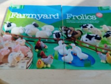 Alan Darts Farmyard Frolics Part 1 Knitting Pattern Horse,Cow,and Sheep.