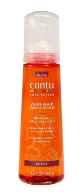 Cantu Curling Mousse 248ml - Feuchtigkeit für lockiges, trockenes Haar