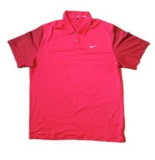 Nike Tiger Woods Blade Polo Shirt Golf rot red Sz. XL/XXL