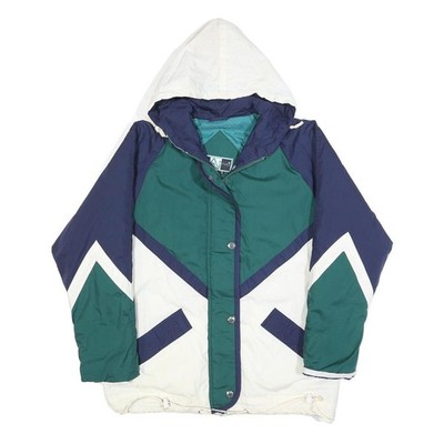 ANDY JOHNS Damen Outdoorjacke grün marine & weiß Reißverschluss S Polyestermischung